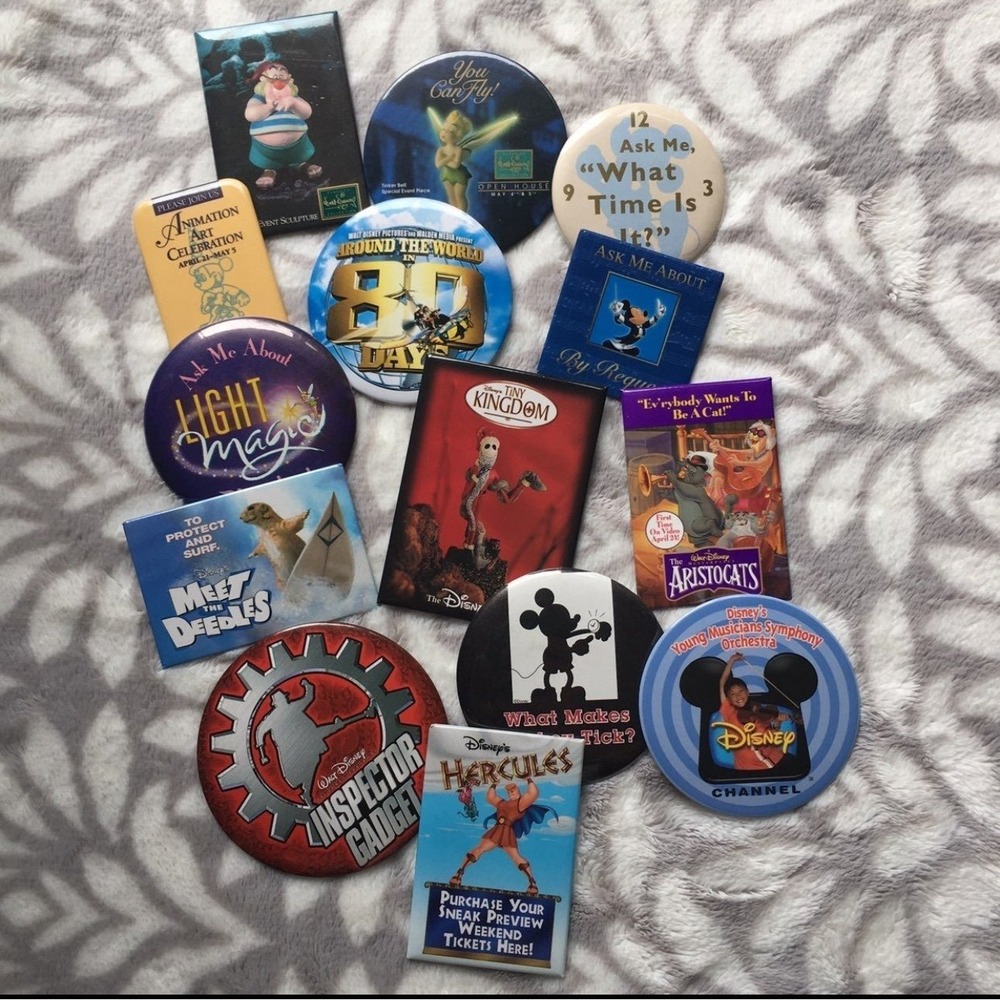 Disney Promo Button Lot